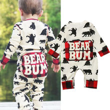 Fashion Baby Jumpsuits 0-24M Newborn Kids Baby Boy Girl Clothes Jumpsuit Romper Playsuit Outfits Set 2024 - buy cheap