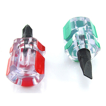 2 pcs Flat Phillips Screwdriver Mini Screw Driver Short Small Split Repair Tools Kit Set Green+Red 2024 - buy cheap