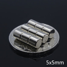10Pcs 5 x 5 mm Super Strong Powerful Small Round Magnetic Magnets N35 NdFeB Rare Earth Neodymium Disc permanent Magnets 5*5 mm 2024 - buy cheap