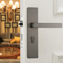 Universal House Security Lock Indoor Dual Latch Antique Security Door Lock For Bedroom Toilet Kitchen Door Accessory 2024 - buy cheap