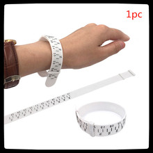 Herramienta de medición de tamaño de pulsera, brazalete de plástico, herramienta de joyería de mano, 1 Uds. 2024 - compra barato