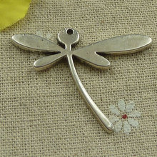 63 pieces tibetan silver dragonfly charms pendant 45x36mm #3252 2024 - buy cheap