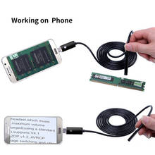 10M 7mm Lens USB Endoscope Waterproof Camera Wire Snake Tube Inspection Borescope for OTG Compatible Android Phones Endoscope 2024 - buy cheap