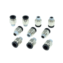 10Pcs 1/8" BSPT Male Thread To 8mm OD Tube Push In Joint Pneumatic Connector Quick Fittings 2024 - buy cheap