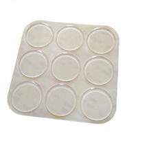 Almohadillas autoadhesivas para pies de goma, almohadillas antideslizantes de silicona transparente para mesa de vidrio, 30x2mm, 3M, 135 Uds. 2024 - compra barato