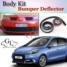 Bumper Lip Deflector Lips For Renault Scenic Front Spoiler Skirt For TopGear Friends Car Tuning View / Body Kit / Strip 2024 - buy cheap