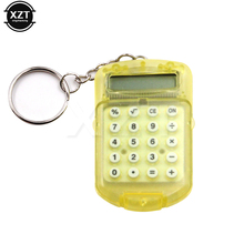 1pcs mini Hard Plastic Casing 8 Digits Electronic Mini Calculator Keychain LCD hot sale 2024 - buy cheap