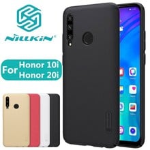 Матовый Жесткий чехол для Huawei Honor 10i NILLKIN с подарочным держателем для телефона Huawei Honor 20i 2024 - купить недорого
