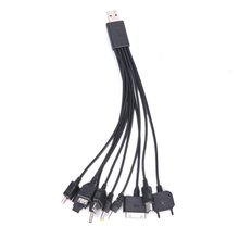 NEW Universal Multi Pin Cable Charger USB Adapter Data Wire Cord  10 in 1 Multifunction USB Data Transfer Cable 2024 - buy cheap