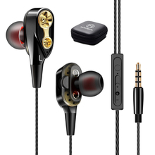 Sound Earphones In-Ear Stereo Bass earphones Sport Earphones With Mic HIFI Earbuds For iPhone Huawei fone de ouvido MP3 2024 - buy cheap