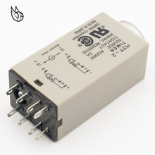 1pcs H3Y-2 AC 220V Delay Timer Time Relay 0 - 30 Minute/Seconds with Base 2024 - buy cheap