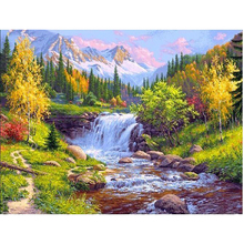 Forest River 5D Diamond Mosaic Crafts Diamond Painting Cross Stitch Resin Rhinestones Full Square Diamond 2024 - buy cheap