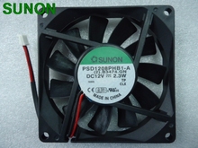 Вентилятор охлаждения для Sunon PSD1208PHB1-A, 80x80x15 мм, 8 см, 12 В постоянного тока, 2,3 Вт, 2 провода 2024 - купить недорого