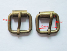 Wholesale free shipping 12mm Wide antique brass antique rust ferrous belt buckle,bag buckles,garment accessories,bag fasteners 2024 - buy cheap