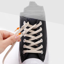 1Pair Fashion Elastic Magnetic ShoeLaces New Quick No Tie Shoe laces Kids Adult Unisex Sneakers Shoelace Lazy Laces Strings 2024 - buy cheap