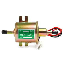 Bomba de combustível elétrica, em linha, universal, metal sólido, gasolina, 12v, baixa pressão, para nissan mazda toyota gold 2024 - compre barato