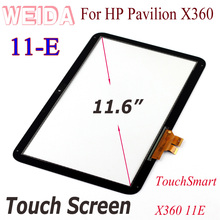 WEIDA сенсорный дигитайзер для HP Pavilion TouchSmart X360 11E 11-E серии сенсорный дигитайзер экран панель Стекло Замена 11,6" 2024 - купить недорого