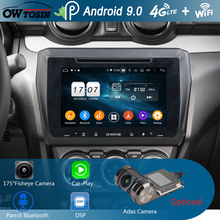 8 "IPS 1920*1080 Octa 8 Core 4G RAM + 64G ROM Android 9,0 reproductor de DVD del coche para Suzuki Swift 2017 2018 radio DSP GPS loro BT Adas 2024 - compra barato