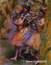 Three Dancers IV Edgar Degas painting for room decoration High quality 2024 - buy cheap