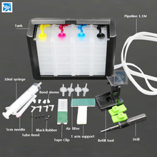 Luxury 4 Color CISS kit with accessories ink tank for HP 21,22 60 61 56 57 74 75 901 121 122 140 141 300 301 PG40 50 830 printer 2024 - buy cheap
