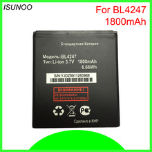 Isunoo-bateria bl4prendedora de alta qualidade, 5 tamanhos de 1800mah, para moscas iqcardigan 2024 - compre barato