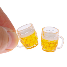 Toys for Dollhouse 1/12 Miniature Scene Model Scale Dollhouse Accessories Mini Beer Cup Mug Kid Toy 2024 - buy cheap