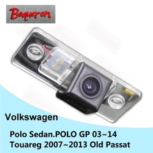 GP BOQUERON para Volkswagen Polo Sedan Touareg Passat Velho 03 ~ 14 HD Visão CCD Noite de Backup Estacionamento Reverso Visão Traseira Do Carro câmera 2024 - compre barato