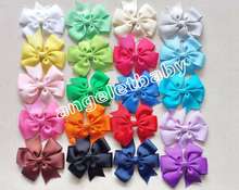 50pcs renda Hair Bows Clip hair ties Girls' Boutique PinWheel HairBows Ribbon Lined alligator Hair Clip Hair bobbles HD3227 2024 - buy cheap