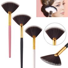 1PC Fan Shape Makeup Professional Cosmetic Brush Blending Highlighter Contour Face Powder Brush Women Lady Makeup Beauty Tool 2024 - buy cheap