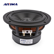 AIYIMA 1Pcs 5.25 Inch Audio Speaker Woofer 4OHM 8 Ohm 60W Midrange Bass Speakers Hifi LoudSpeaker For Bookshelf Home Theater DIY 2024 - buy cheap