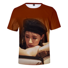 Camiseta de alta qualidade para homens e mulheres, camiseta casual k-pop, estampa 3d de hip hop, (g), camisetas de manga curta 2024 - compre barato