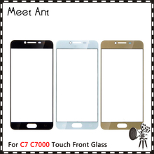 10Pcs/lot High Quality For Samsung Galaxy C5 C5000 C7 C7000 C9 Pro C9000 Front Outer Glass Lens Touch Screen Panel 2024 - buy cheap