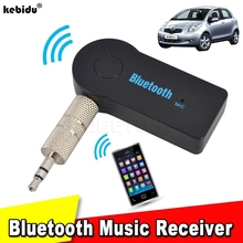 kebidu New 3.5mm Streaming Car A2DP Wireless Bluetooth AUX Audio Music Receiver Adapter Handsfree Mic For iPhone 6 S6 note 4 MP3 2024 - buy cheap