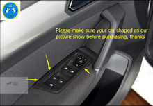 New For VW Volkswagen Touran 2016 2017 2018 ABS Inner Door Armrest Window Lift Button Cover Trim 4 Pcs / Set 2024 - buy cheap