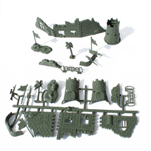 Plastic Army Base Set World War II Army Men Solider Accessories Blindage Blockhouse Sand Scene Model Toy 2024 - buy cheap