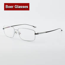 New arrived Hot sale men's Pure Titanium Eyeglasses fullrim Optical Frame Rx able Spectacle Reading Myopia Eye Glasses LB6634 2024 - buy cheap