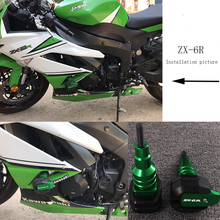 Для KAWASAKI NINJA ZX-6R ZX6R ZX 6R 2010-2017 защита от падения мотоцикла Рамка слайдер защитный противоударный протектор 2024 - купить недорого