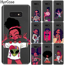 Afro Black Girl Magic Melanin Poppin Art TPU Case Cover For Coque Samsung Galaxy S10 Plus S10 E S10E S10 A10 A30 A50 M10 M20 M30 2024 - buy cheap