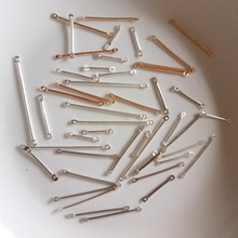 Wholesale 1000pcs 1.5/2.0/3.0/4.0cm Double Hole Connection Rod Charms Diy Fashion Handmade Ear Jewelry Materials And Accessories 2024 - buy cheap