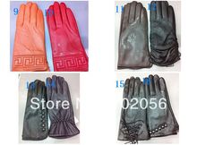 women ladies real Leather gloves leather GLOVE gift accessory mixed 12 pairs/lot #3172 2024 - buy cheap