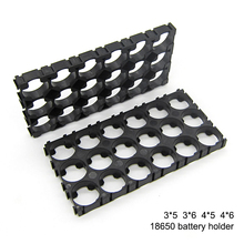 18650 battery holder plastic bracket cylindrical battery cell holder 18650 li-ion safety anti vibration cell case 18650 case box 2024 - buy cheap