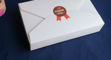 Caja de regalo de 300 piezas, 19,5x12,5x4cm, sobre de papel blanco, embalaje de exhibición, Cajas de Regalo para boda/joyería/dulces/caja de almacenamiento de alimentos 2024 - compra barato