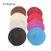 New Arrivals 15 CM Round Bases Hats Ladies Straw Fascinators Base Make Women DIY Hair Accessories Millinery Hats 24Pcs/Lot SYB34 2024 - buy cheap