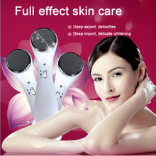 Electric Facial Cleanser iontophoresis device Ionic Massager Anti Aging devices microvibration Skin Care Iontophoresis Massager 2024 - buy cheap
