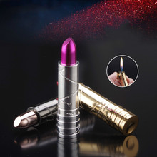 Personality Lipstick Lighter Originality Interest Play Inflation Flame Lighter Lighter 2024 - buy cheap