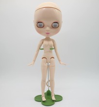 Кукла блайз Обнаженная для суставов, без облысения волос, с макияжем, без глазной чип 2024 - купить недорого