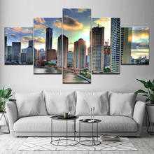 Canvas Painting Brisbane City views 5 Pieces Wall Art Painting Modular Wallpapers Poster Print for living room Home Decor 2024 - buy cheap