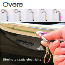 Overe 1PC Car Anti Static Keychain Key ring Styling For Seat Leon Ibiza Skoda Rapid Fabia Octavia Yeti Audi A3 A4 B8 B6 B7 A6 C5 2024 - buy cheap