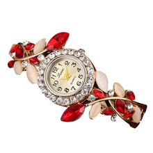 Hot Sale Fashion Luxury Women's Watches Crystal Dial Bright Diamond Alloy Band Clock Women Bracelet Watch Creative Jun26 2024 - buy cheap