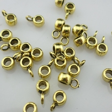 240pcs Tibetan Gold/Silver Spacer Connectors Beads Charms Bails Pendants 3.5x4x6mm Jewelry Findings 2024 - buy cheap